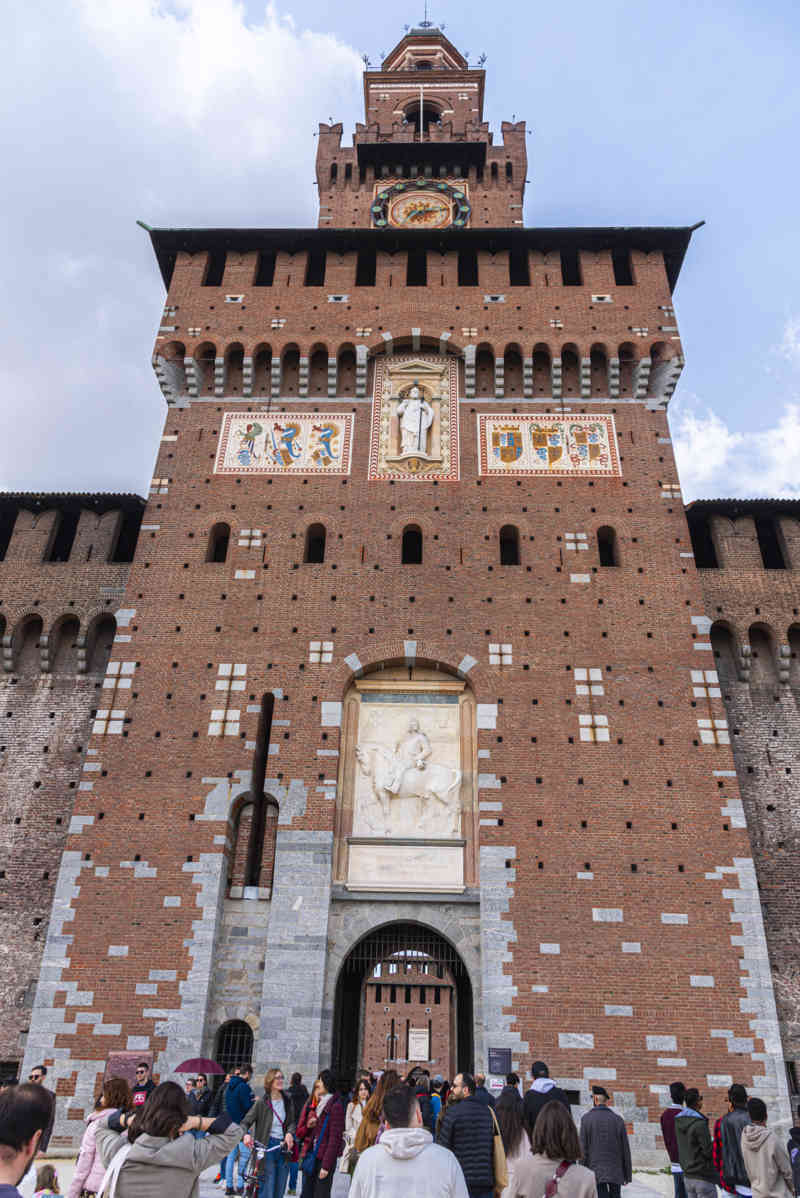 Italia - Milán 114 - castillo Sforzesco de Milán